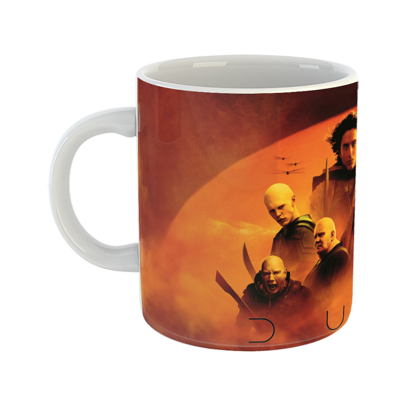 ماگ هومر ماگ طرح پوستر فیلم dune تل ماسه