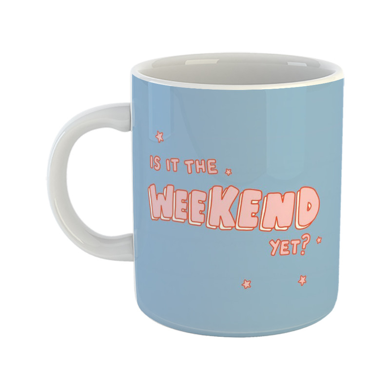 ماگ هومر ماگ طرح جمله بامزه مدل weekend