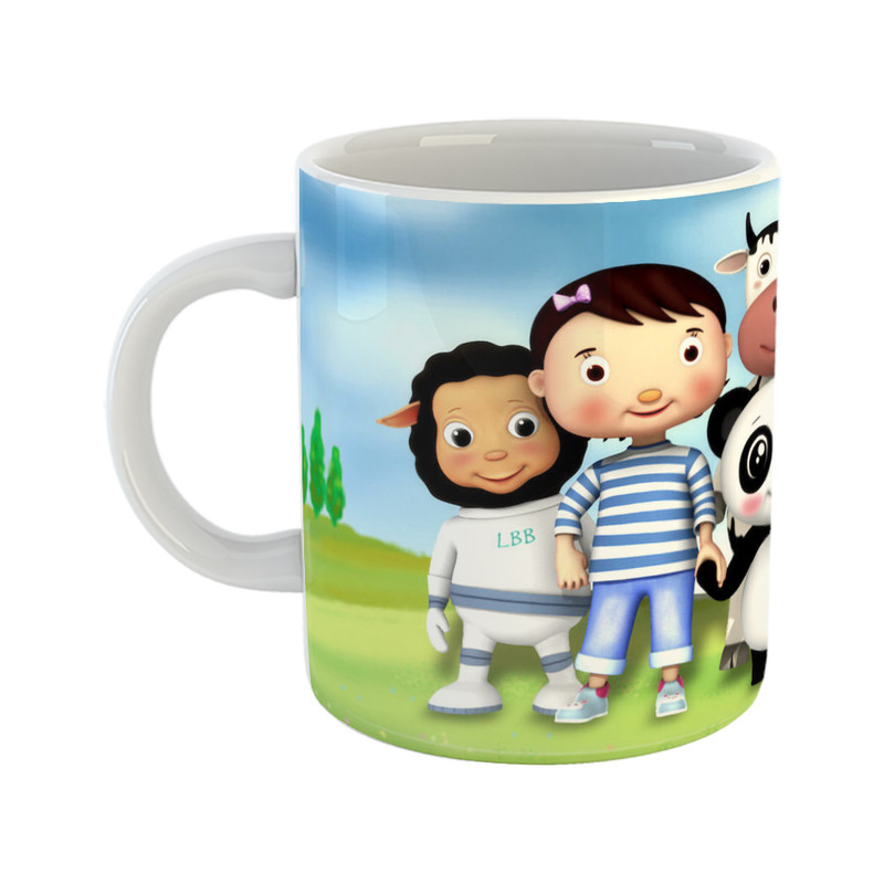 ماگ هومر ماگ طرح کارتون کودکان baby little bum مدل آسمان آبی