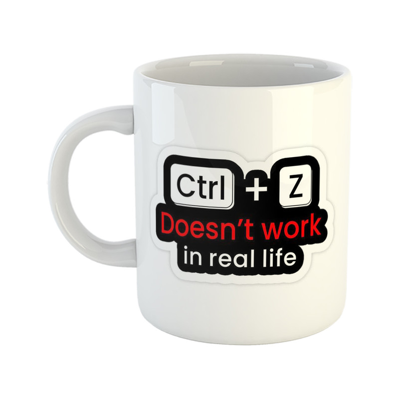 ماگ هومر ماگ طرح جمله ناب مدل ctrl z