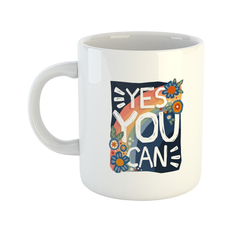 ماگ هومر ماگ طرح انگیزشی زیبا مدل yes you can
