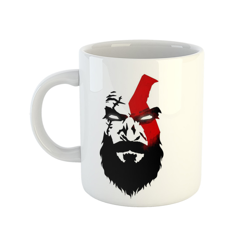 ماگ هومر ماگ مدل god of war طرح کریتوس