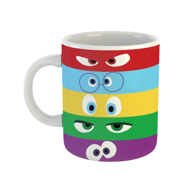 ماگ هومر ماگ مدل انیمیشن inside out طرح چشم درون و بیرون