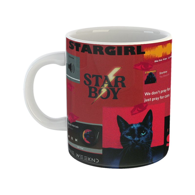 ماگ هومر ماگ طرح پوستر مدل star girls