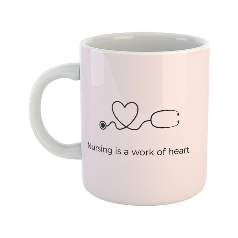 ماگ هومر ماگ طرح پزشکی مدل پرستاری nursing and heart