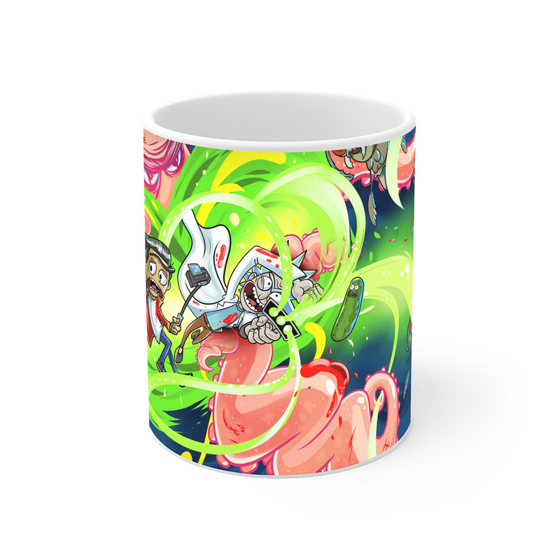 ماگ نورو استور طرح سریال ریک و مورتی Rick and Morty کد NM4897