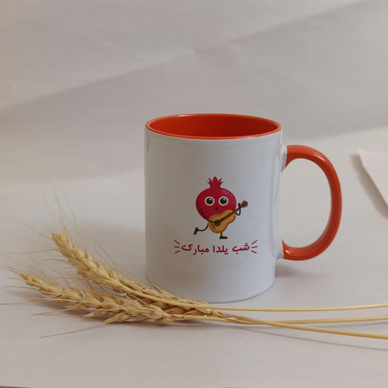 ماگ آنسیات طرح تبریک شب یلدا کد 001