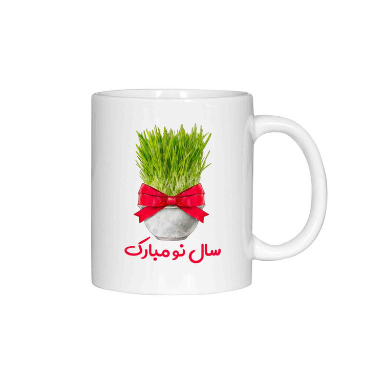 ماگ آنسیات طرح تبریک سال نو و عید نوروز کد 001