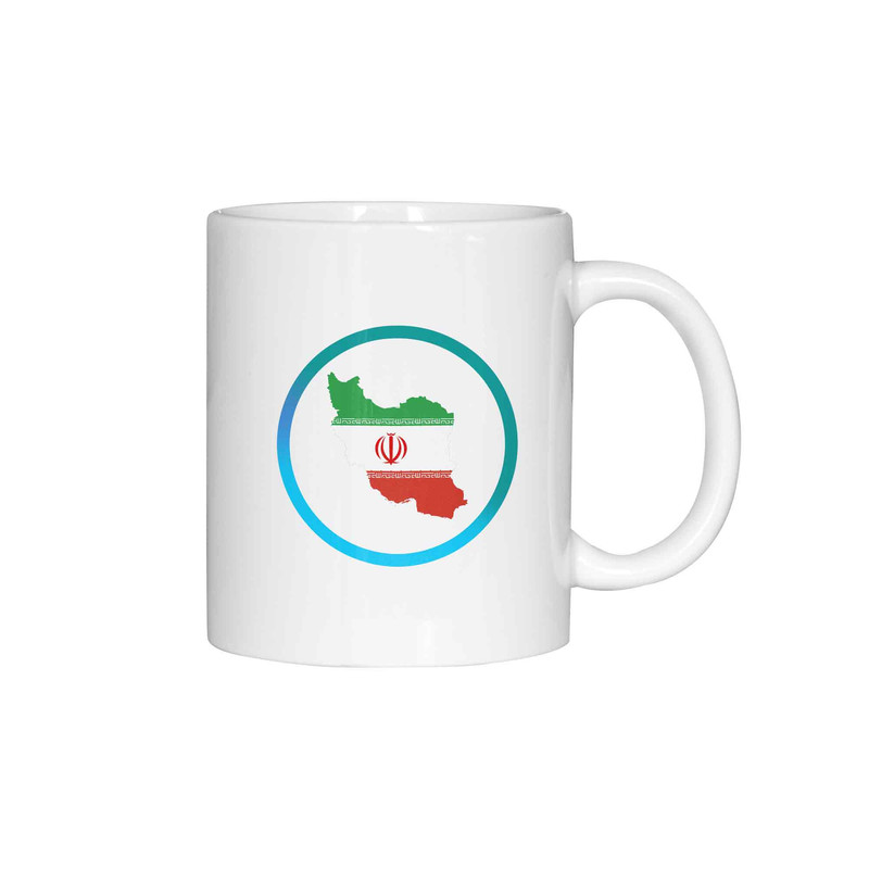 ماگ ژالینو طرح پرچم ایران کد 001