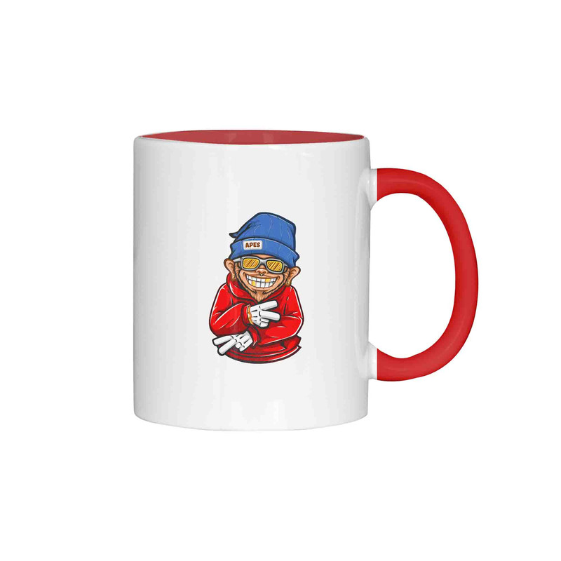 ماگ ژالینو طرح  Rich Monkey کد 001