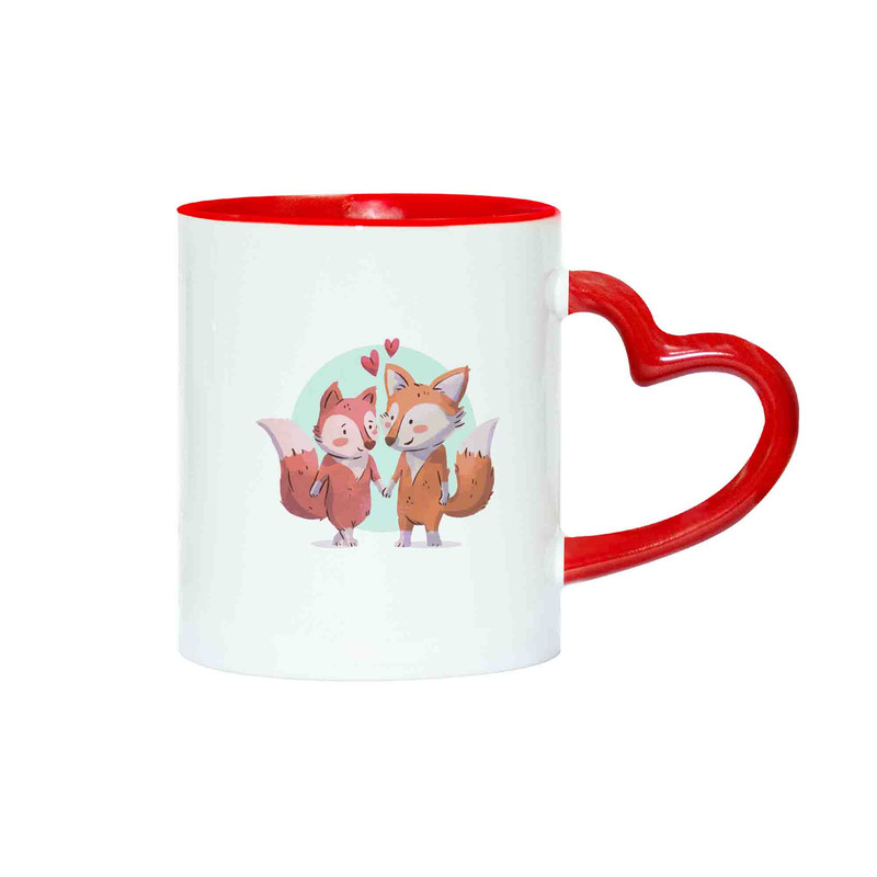 ماگ ژالینو طرح روباه عاشق کد 001