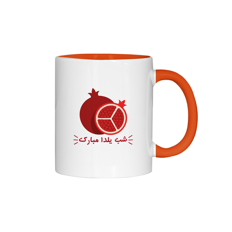 ماگ ژالینو طرح شب یلدا مبارک کد 001