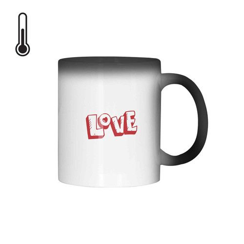 ماگ حرارتی ژالینو طرح Love کد 001