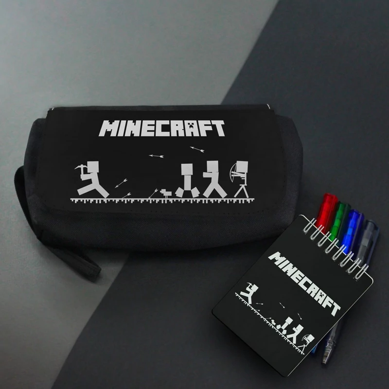 جامدادی و دفترچه طرح بازی ماینکرفت Minecraft ماینکرافت