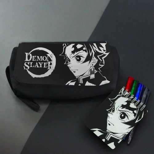 جامدادی و دفترچه طرح انیمه شیطان کش تانجیرو کامادو tanjiro kamado demon slayer