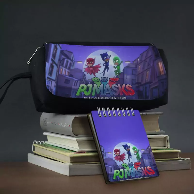 جامدادی و دفترچه طرح بچگانه کارتون شب نقاب ها PJ masks