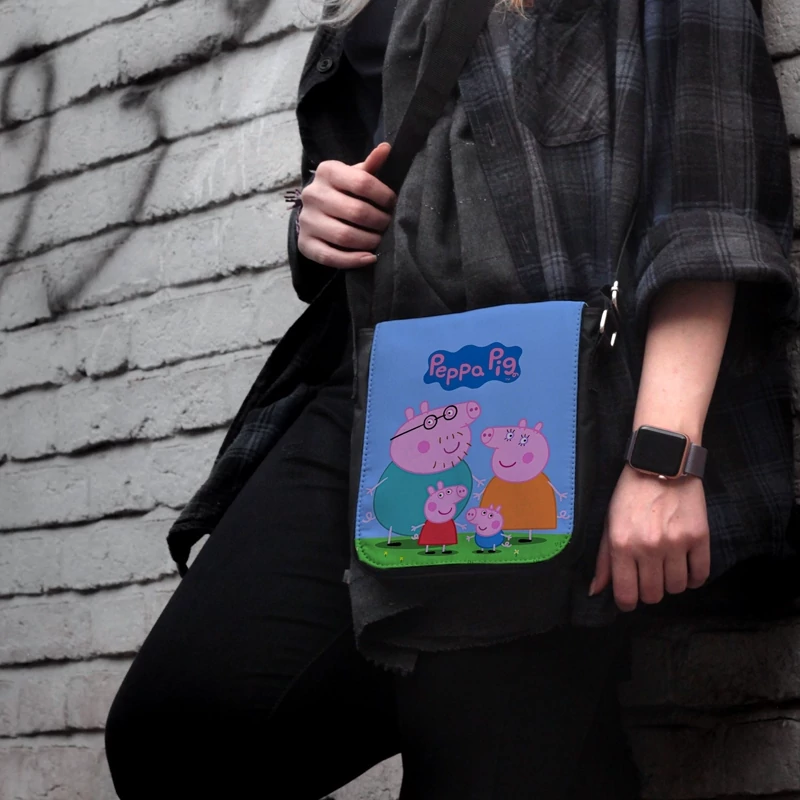 کیف دوشی طرح کارتون پپا پیگ peppa pig