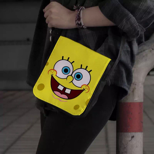 کیف دوشی کارتون باب اسفنجی bob sponge کد 221
