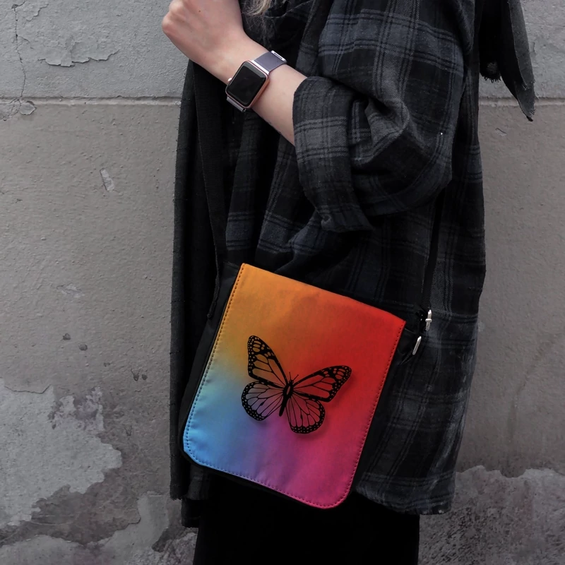کیف دوشی طرح پروانه Butterfly