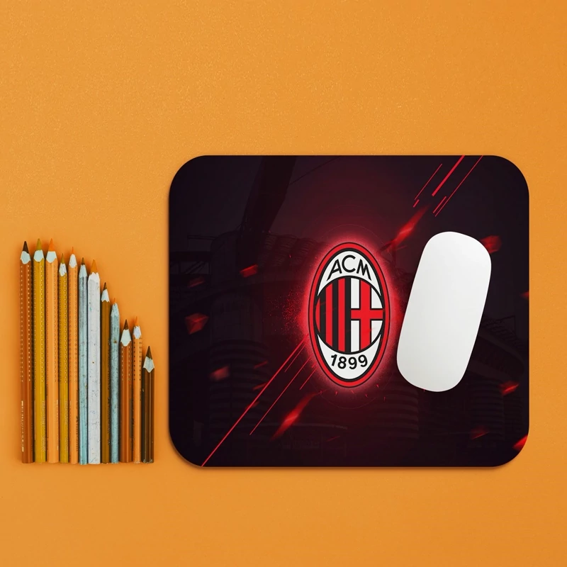 موس پد طرح تیم فوتبال آ ث میلان AC Milan ورزشگاه سن سیرو San Siro