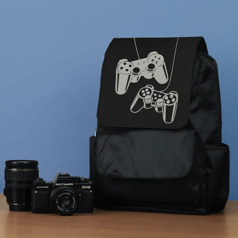 کوله پشتی طرح کنسول بازی گیمینگ گیمر Gamer game
