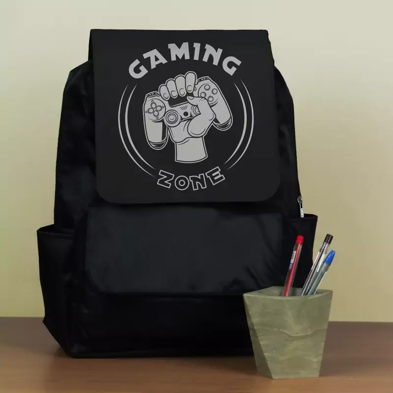 کوله پشتی طرح بازی گیمینگ گیمر Gaming gamer zone