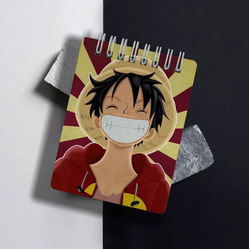 دفترچه طرح انیمه وان پیس لوفی One piece Luffy