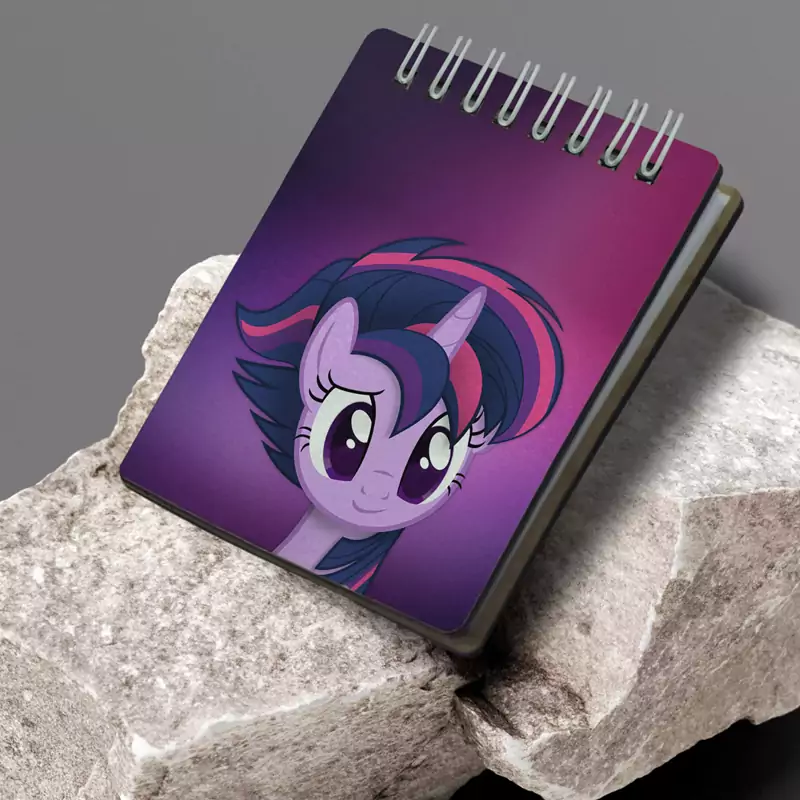 دفترچه طرح دخترانه پونی کوچولو اسب تکشاخ Unicorn My Little Pony