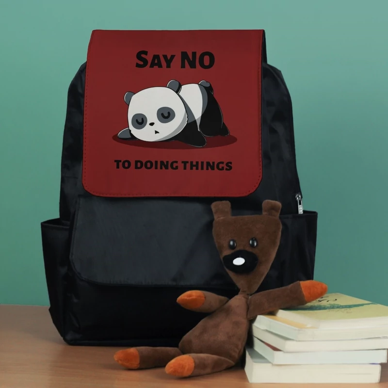 کوله پشتی طرح پاندا خسته tired panda