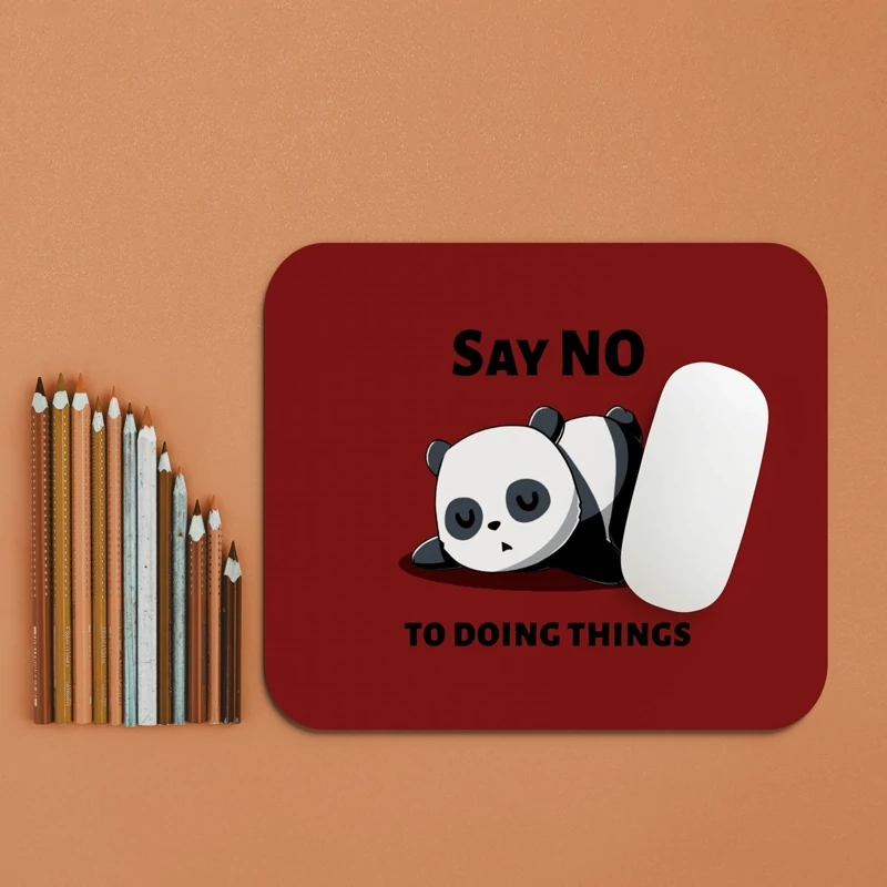 موس پد طرح پاندا خسته tired panda