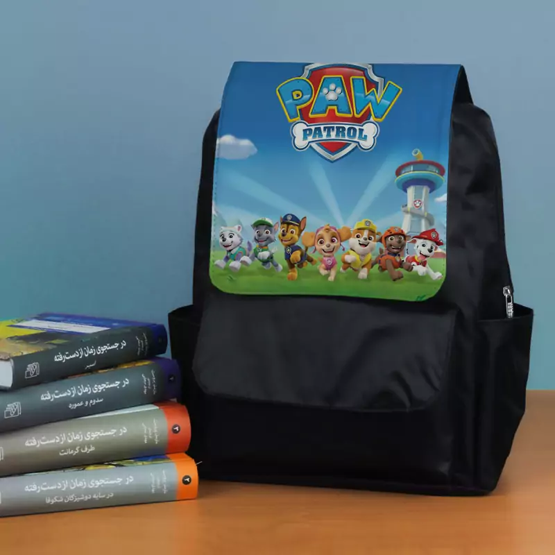 کوله پشتی مدرسه طرح انیمیشن گشت پنجه ای سگ های نگهبان PAW Patrol
