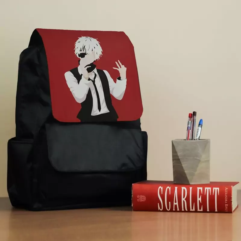 کوله پشتی مدرسه طرح انیمه مانگا توکیو غول کانکی Anime Manga Tokyo ghoul kaneki