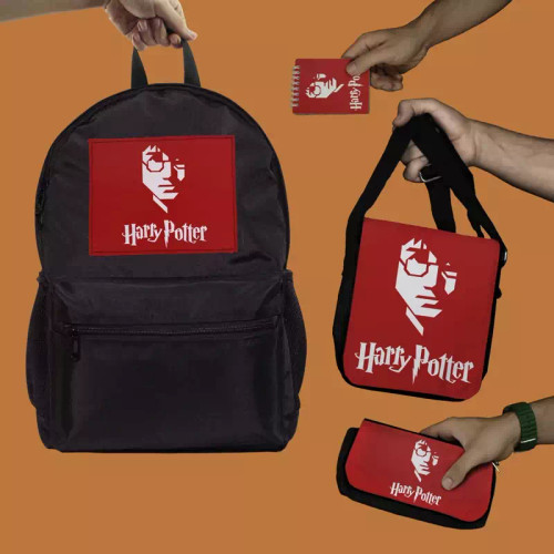 ست دانش آموزی هری پاتر harry potter شامل کوله و جامدادی و دفترچه و کیف دوشی