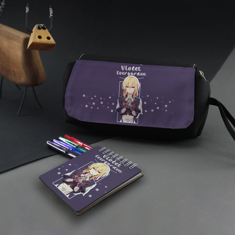 جامدادی و دفترچه طرح انیمه وایولت اورگاردن Violet Evergarden