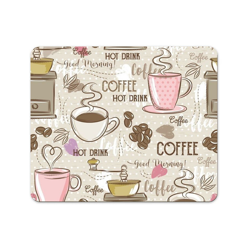 ماوس پد پاد آفرین طرح کافی کافه قهوه coffee کد 611 سایز 19*24 سانتی متر
