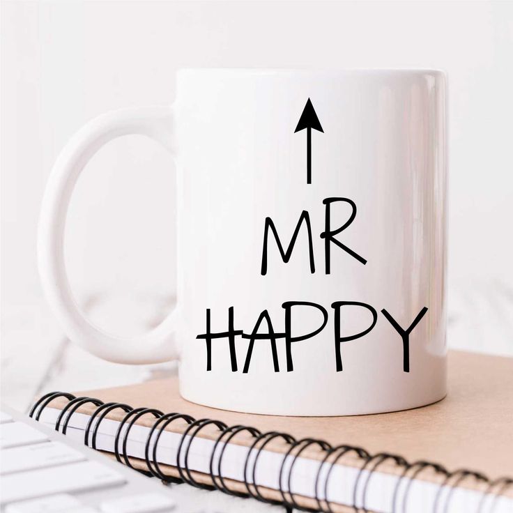 لیوان ماگ سرامیکی طرح آقای خوشحال مناسب هدیه روز مرد MR HAPPY
