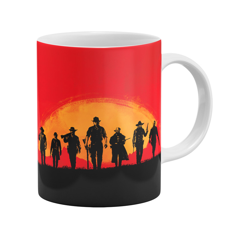 ماگ طرح Red Dead Redemption مدل RDR2